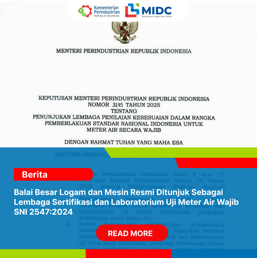 Sertifikasi Meter Air